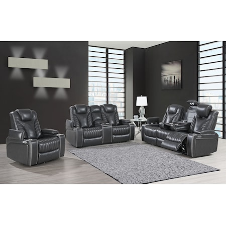 Reclining Sofa, Loveseat, and Recliner Set