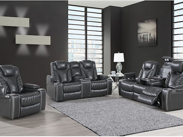 Reclining Sofa, Loveseat, and Recliner Set