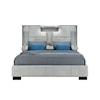 Global Furniture Oscar Light Grey King Bed