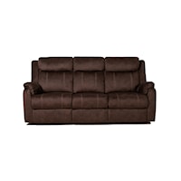 Reclining Sofa W/ Drop Down Table & Drawer