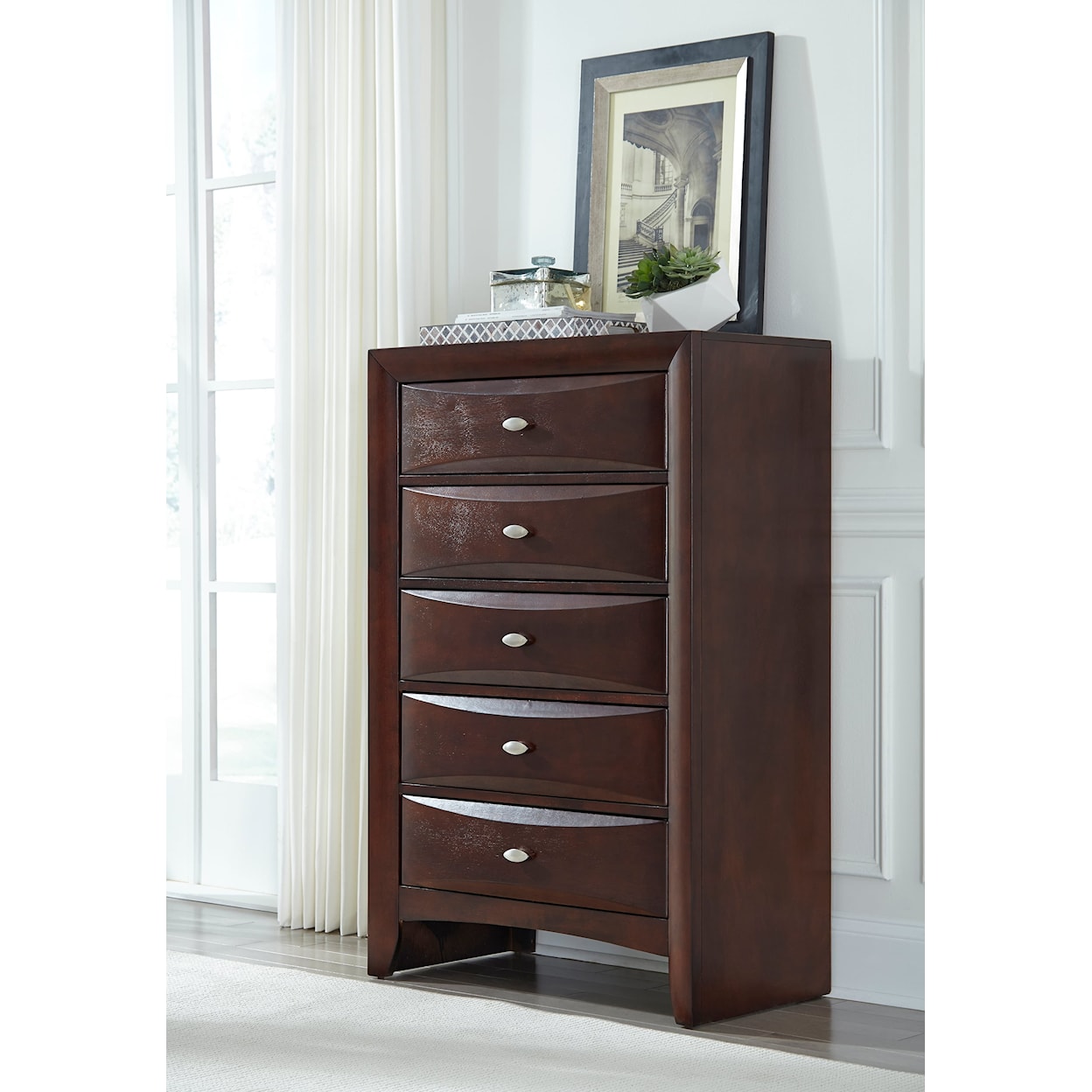 Global Furniture Linda 5-Drawer Chest