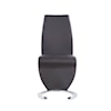 Global Furniture 9002 Grey Horseshoe Dining Chair Set of 2