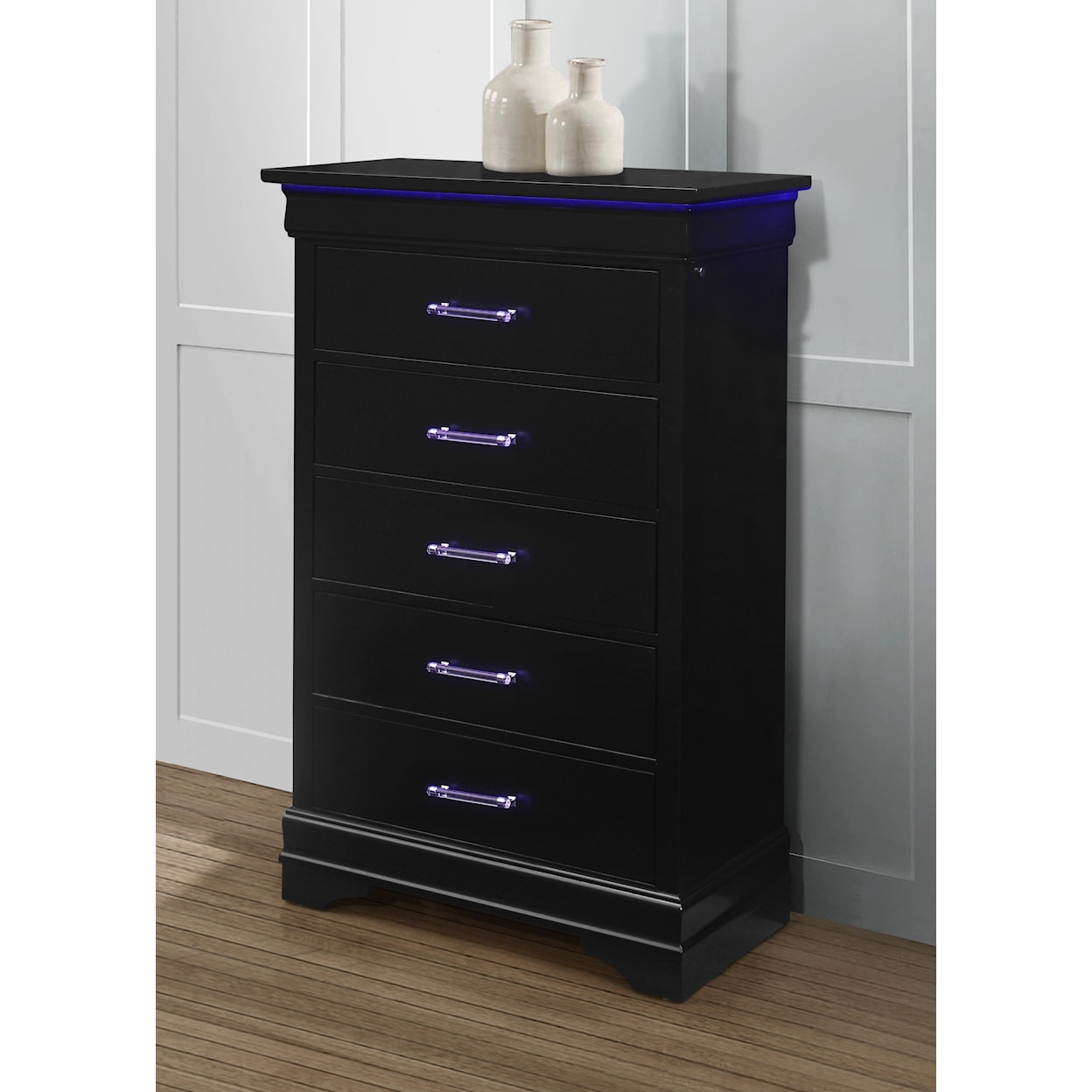 Global Furniture Charlie Black Chest