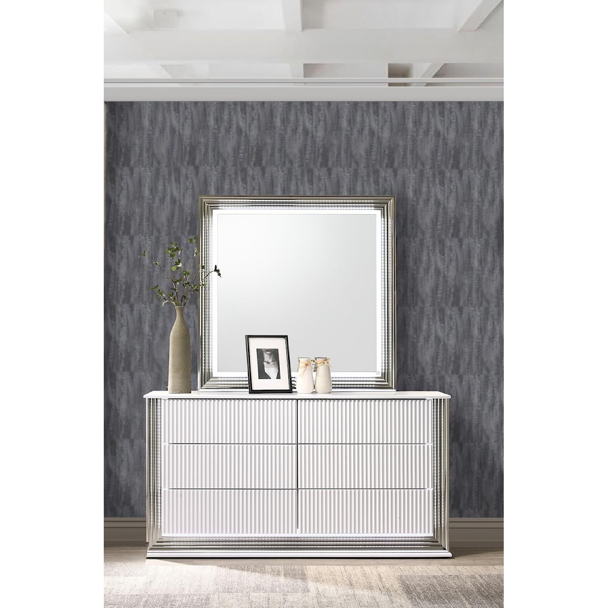 Global Furniture ASPEN 6-Drawer Dresser