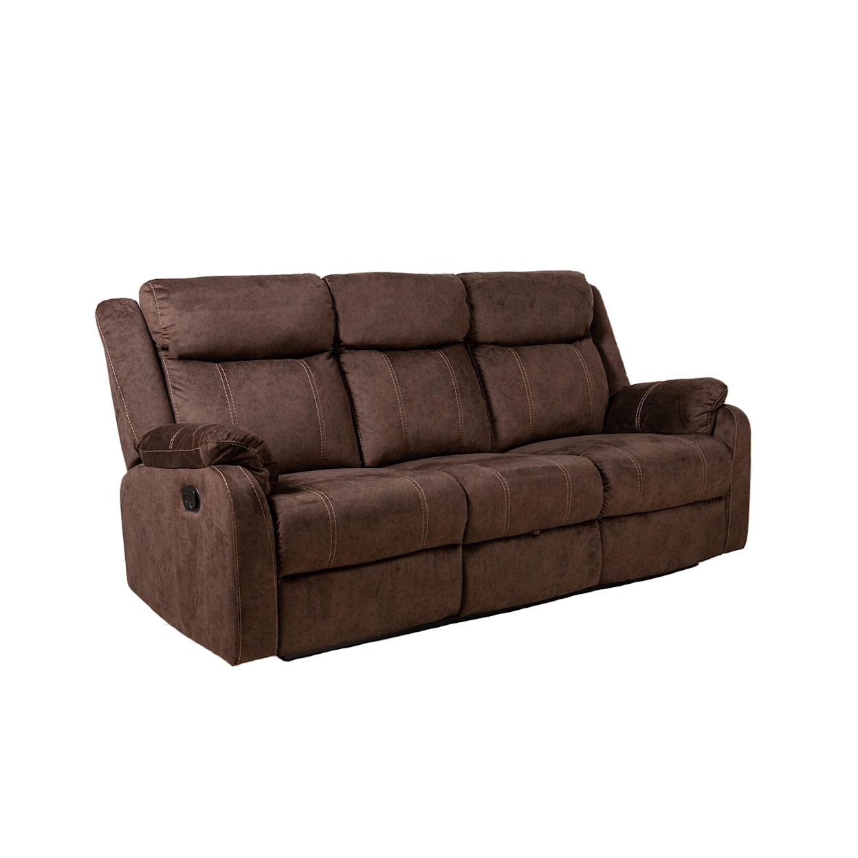 Global Furniture U7303C Reclining Sofa W/ Drop Down Table & Drawer