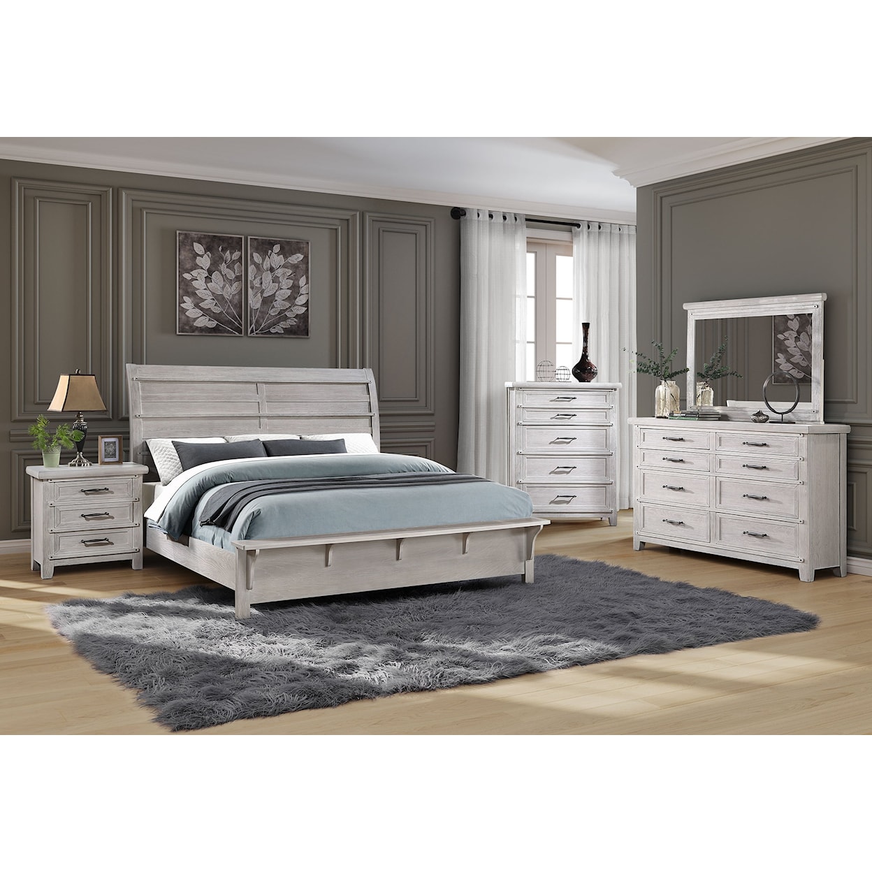Global Furniture Levi Queen Bed