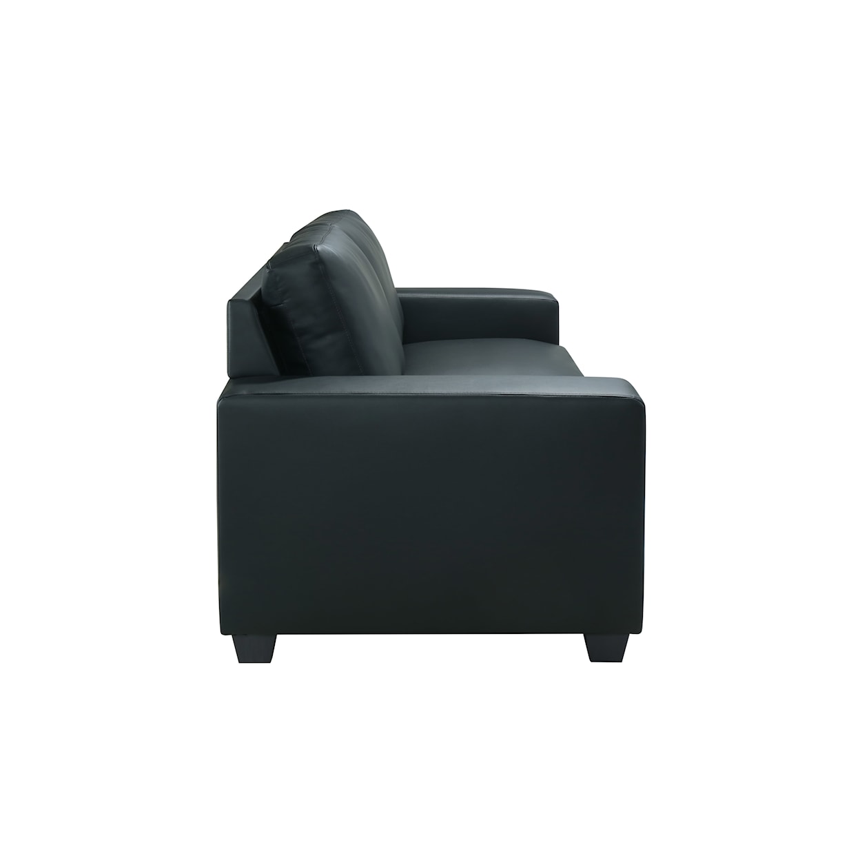 Global Furniture U801 Sofa Black Pvc