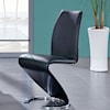 Global Furniture 9002 Black Horseshoe Dining Chair Set of 2