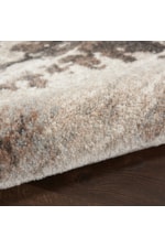 kathy ireland Home by Nourison American Manor 9' x 12' Ivory Blue Rectangle Rug