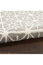 57 Grand By Nicole Curtis Series 2 2'3" X 8' Grey Runner Rug