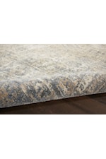 kathy ireland Home by Nourison Moroccan Celebration 7'10" x 10'6" Ivory/Slate Rectangle Rug