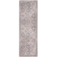 2'2" X 10' Ivory/Latte Runner Rug