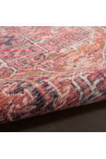 Nicole Curtis by Nourison Machine Washable Series 1 2'2" x 8' Ivory Brick Runner Rug