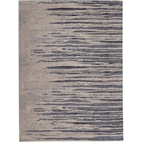 9'3" x 12'9" Blue/Beige Rectangle Rug