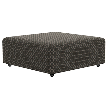 Castered Cocktail Ottoman