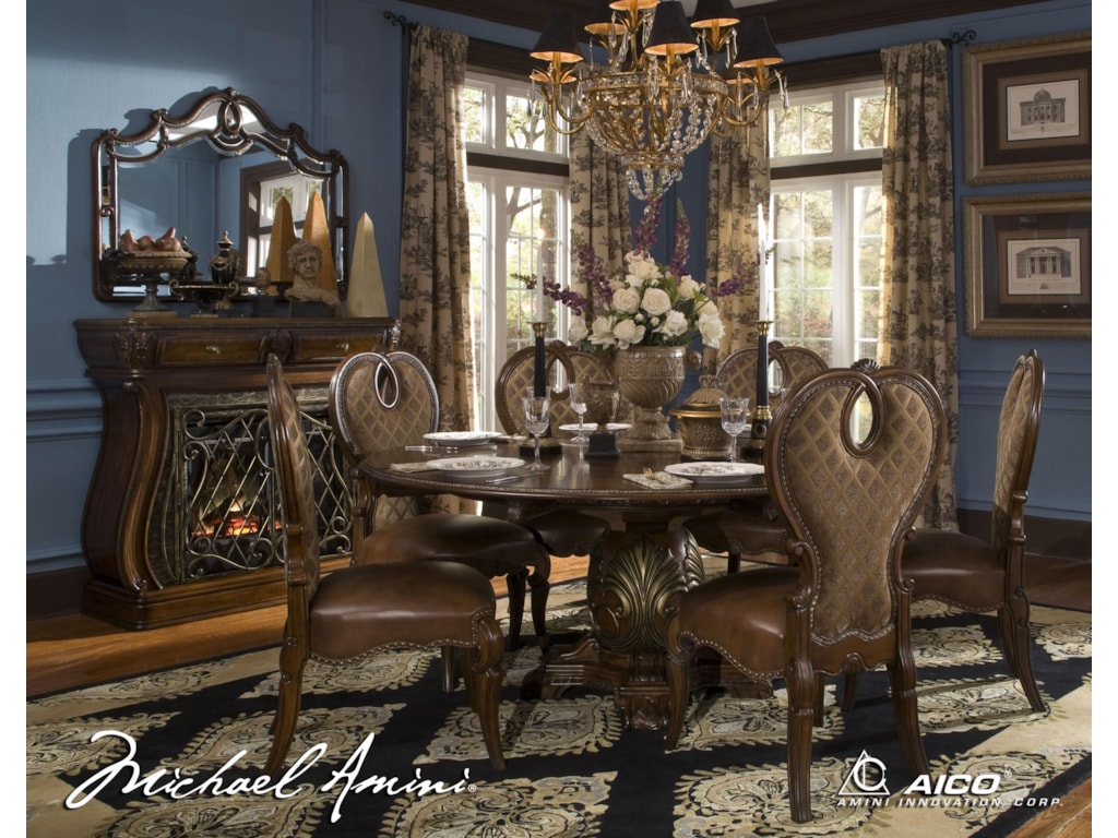 Michael Amini The Sovereign Formal Dining Room Group Dunk Michael Amini The Sovereign Formal Dining Room Group Dunk