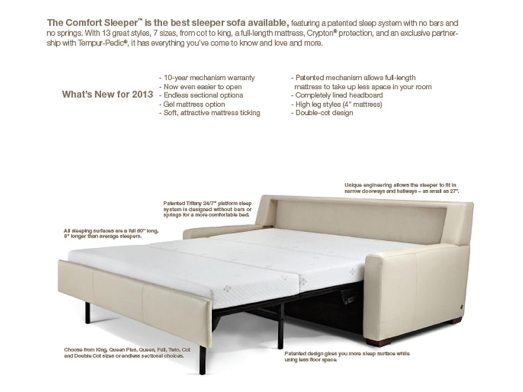 American Leather Comfort Sleeper Makayla Queen Plus Roll Arm Sofa American Leather Comfort Sleeper Makaylaqueen Plus Sofa