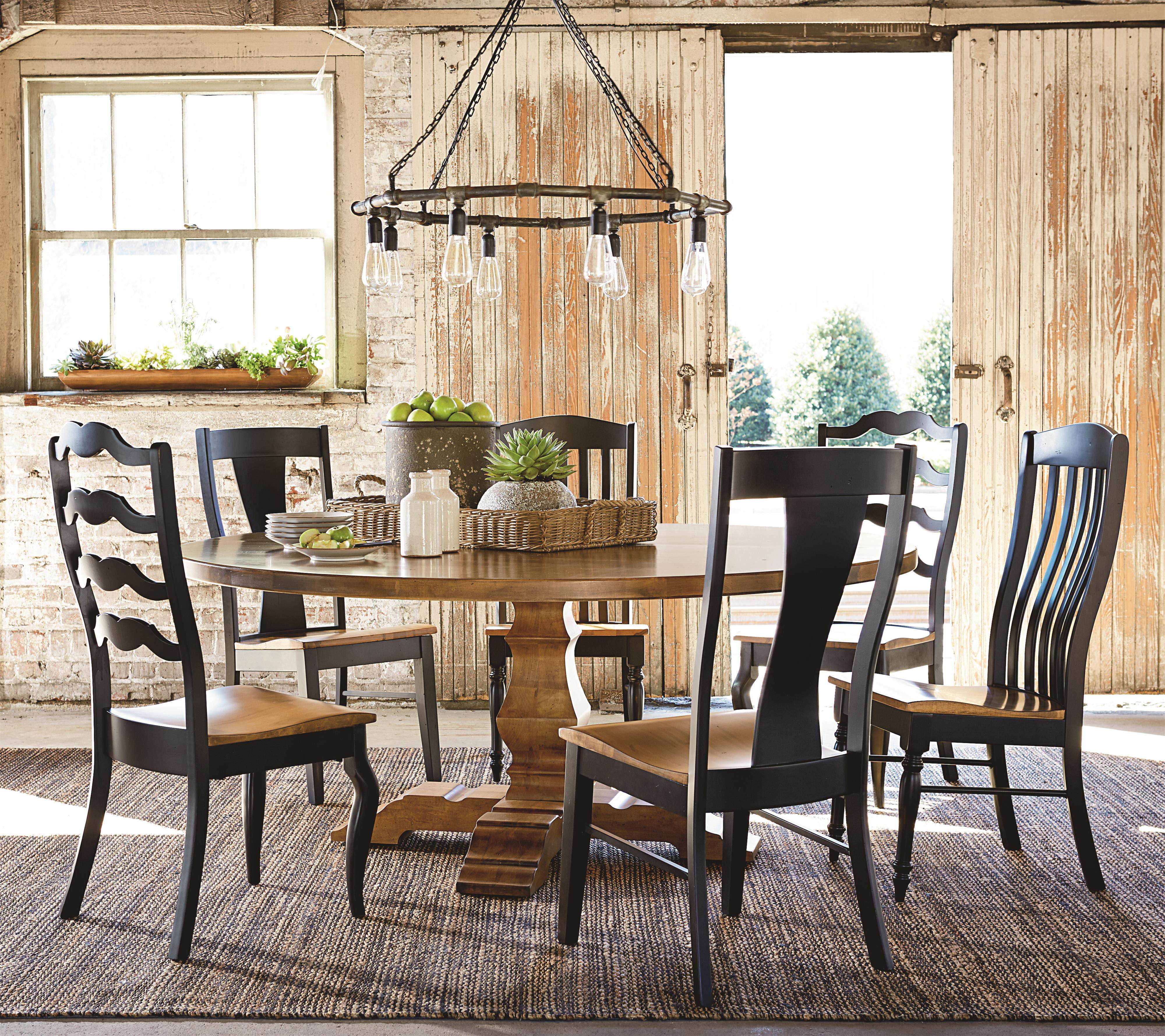 bassett bench made dining table