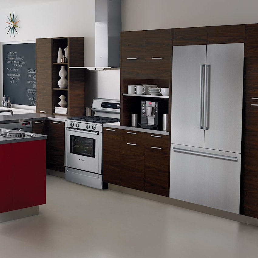 French Door Refrigerators Stainless Steel By Bosch Furniture