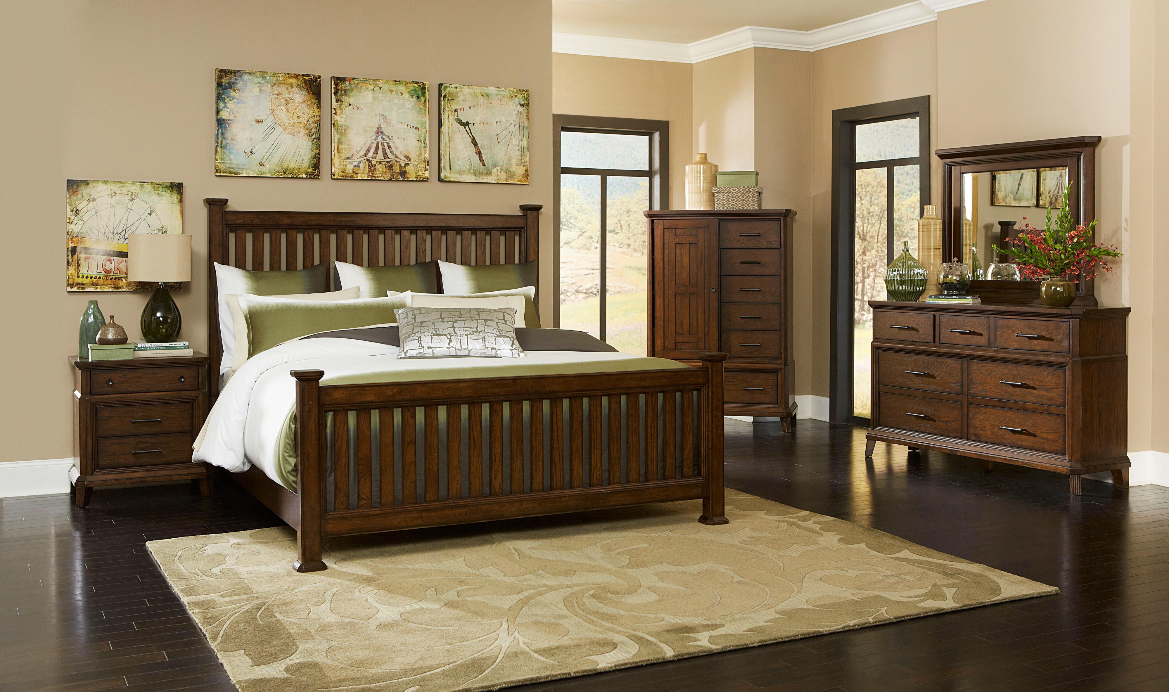 Broyhill Furniture Estes Park King Bedroom Group Conlin's Furniture