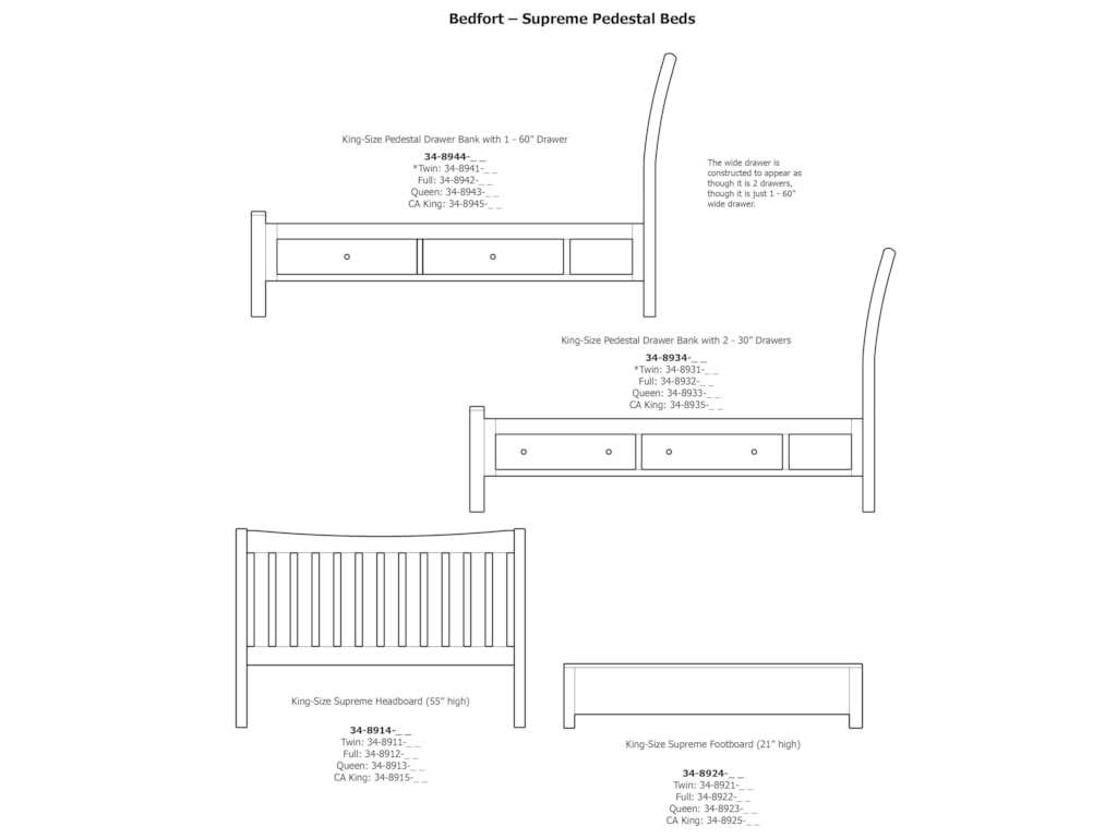 Daniel's Amish Bedfort DACalifornia King Bed