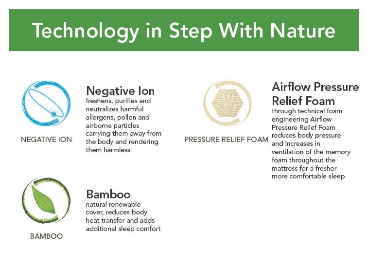 Enso Sleep Systems Galaxy Full 12 Inch Memory Foam Mattress And