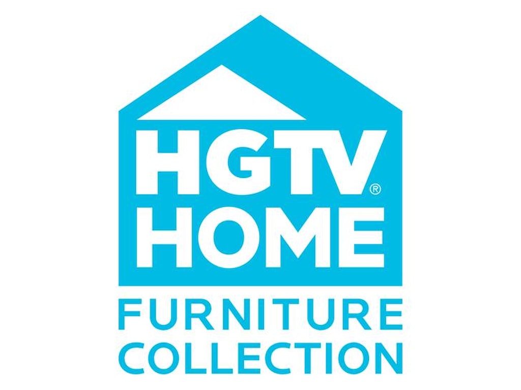 HGTV Home Furniture Collection Upholstery Rusche Leather Sofa