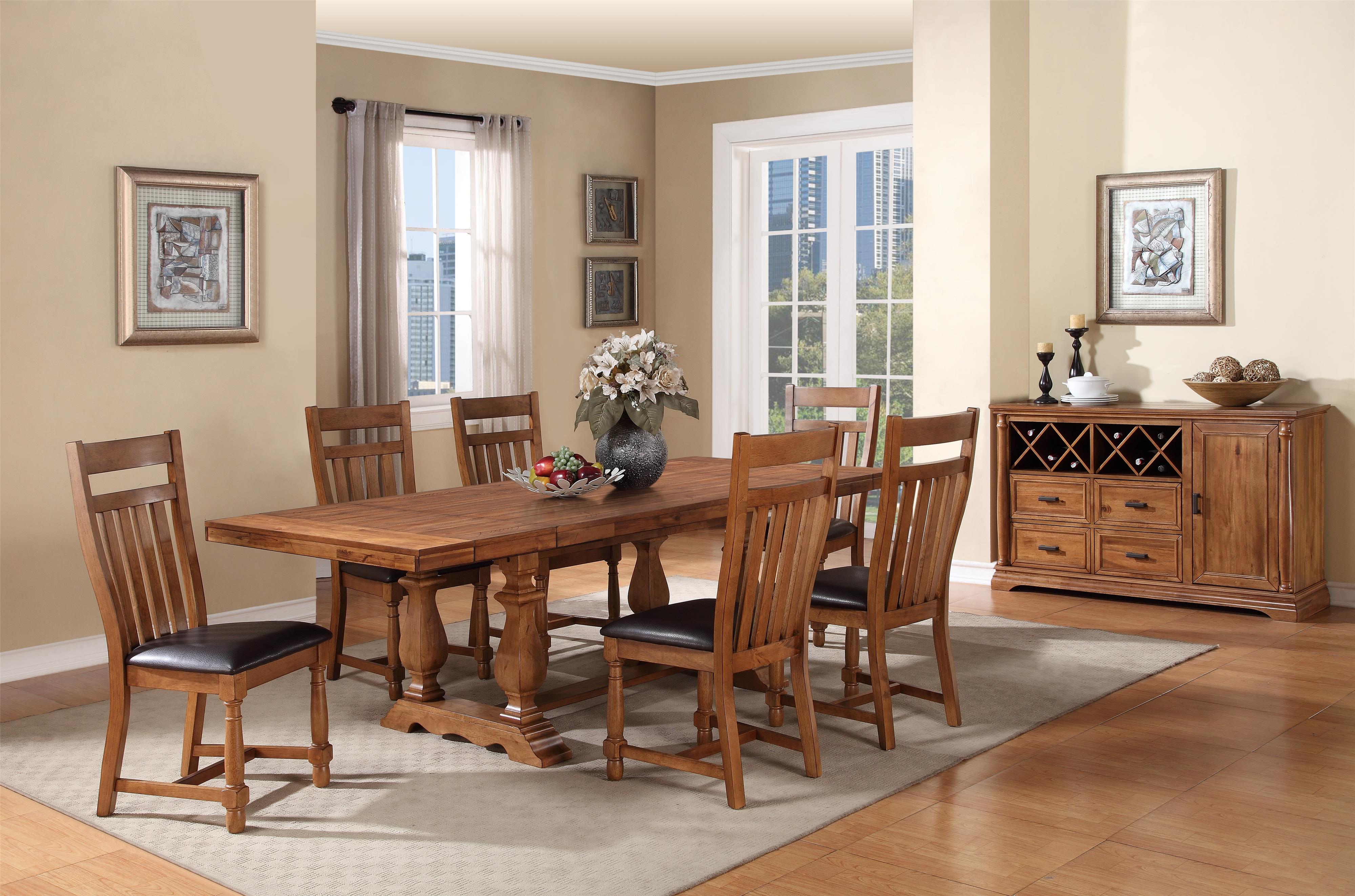 Warehouse M Bryce Canyon Formal Dining Room Group Pilgrim