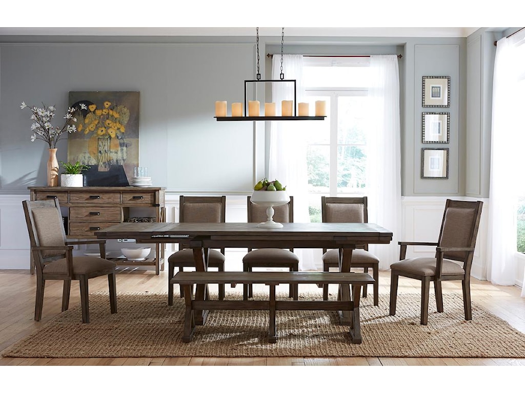 Kincaid Furniture Foundry Formal Dining Room Group Belfort