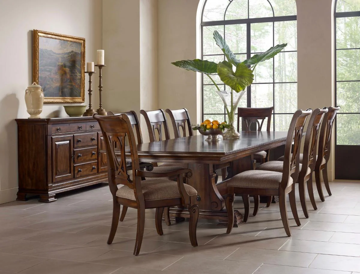 kincaid furniture portolone 95 dining room group 4 formal dining