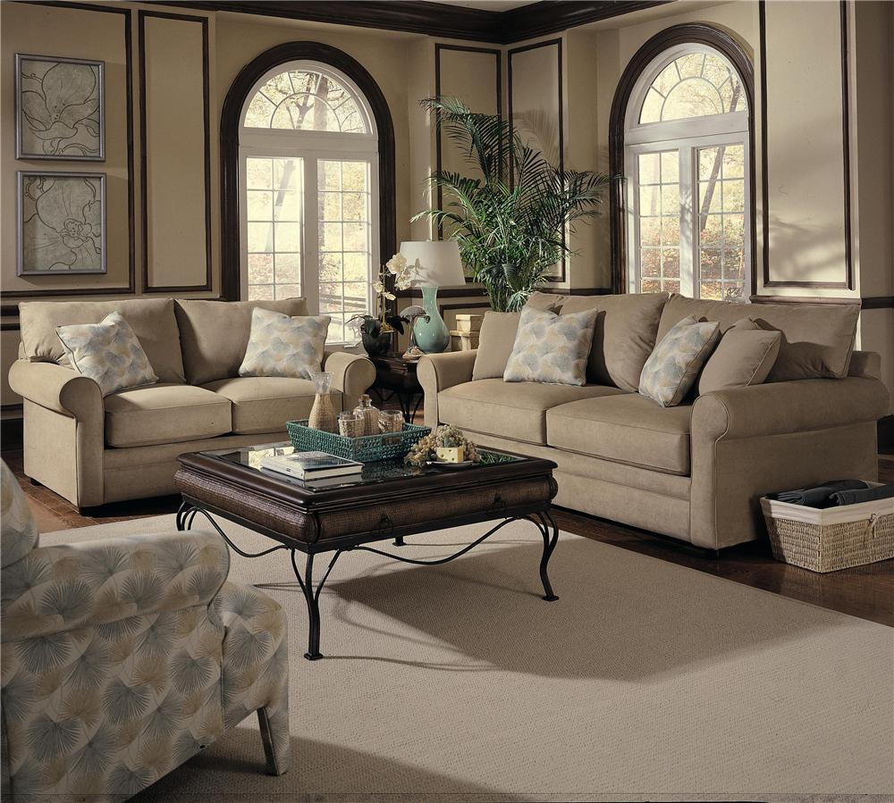 Klaussner Comfy Stationary Living Room Group Pilgrim Furniture