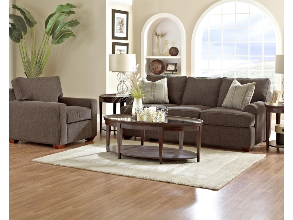 Klaussner Hybrid Stationary Living Room Group Miskelly