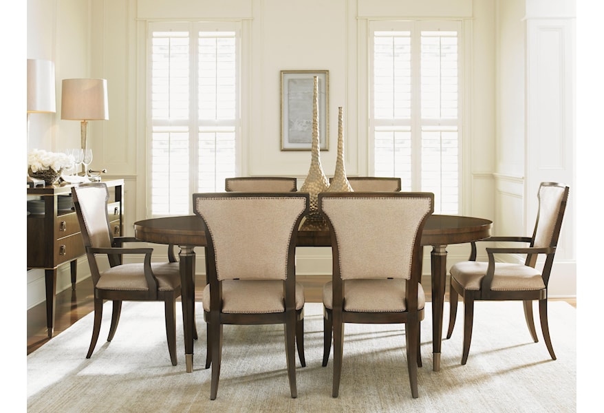 Lexington Tower Place 8 Piece Formal Dining Room Group Jacksonville Furniture Mart Formal Dining Room Groups