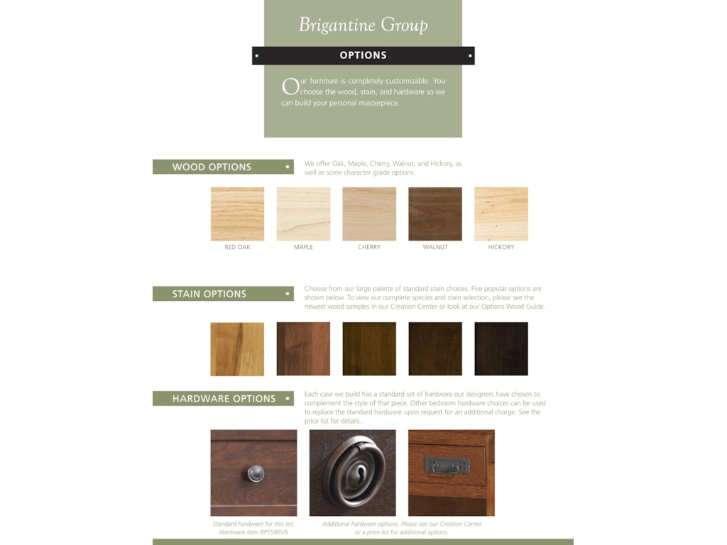 Palettes by Winesburg BrigantineQueen Sleigh Bed