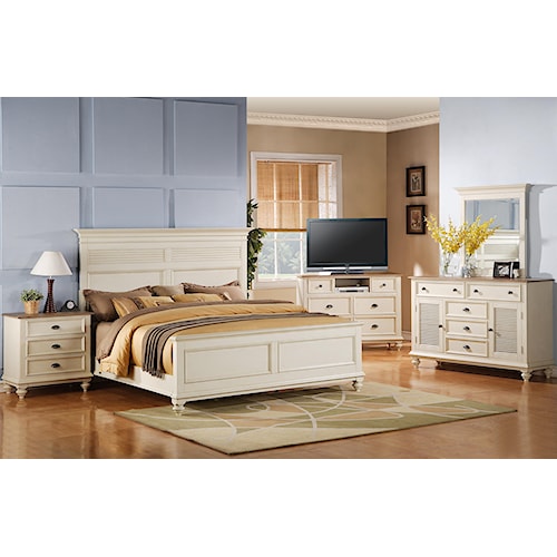Riverside Furniture Coventry Two Tone Full Queen Bedroom Group Riverside Furniture Coventry Two Tone Full Queen Bedroom Group