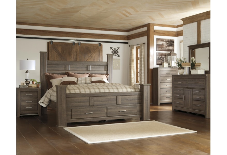 Signature Design By Ashley Juararo B251 Q Bedroom Group 4 Queen Bedroom Group Furniture Fair North Carolina Bedroom Groups
