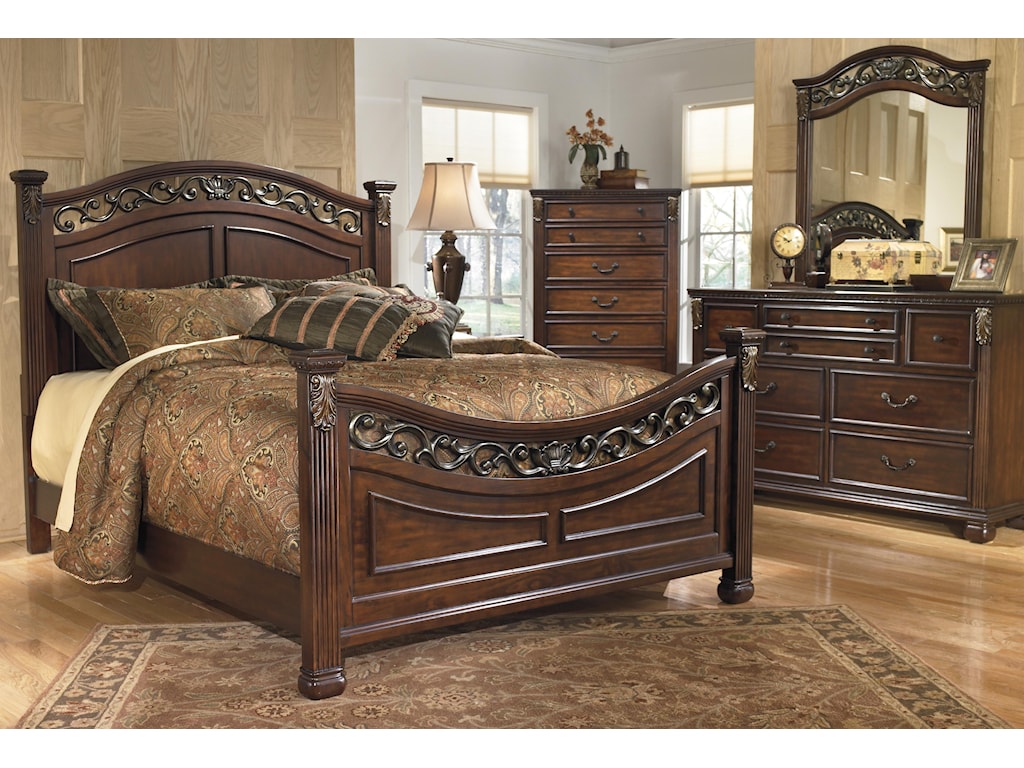 Signature Design By Ashley Leahlyn California King Bedroom Group Royal Furniture Bedroom Groups