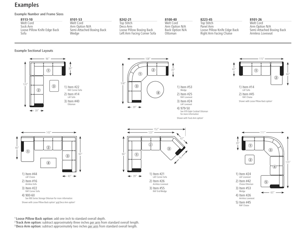 Smith Brothers Build Your Own 8000 Series Large Corner Smith Brothers Build Your Own 8000 Series Large Corner