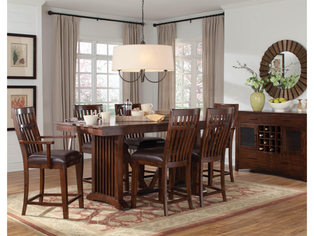 Standard Furniture Loft Pub Table Group 1 Coconis Loft Pub Table Group 1 By Standard Furniture