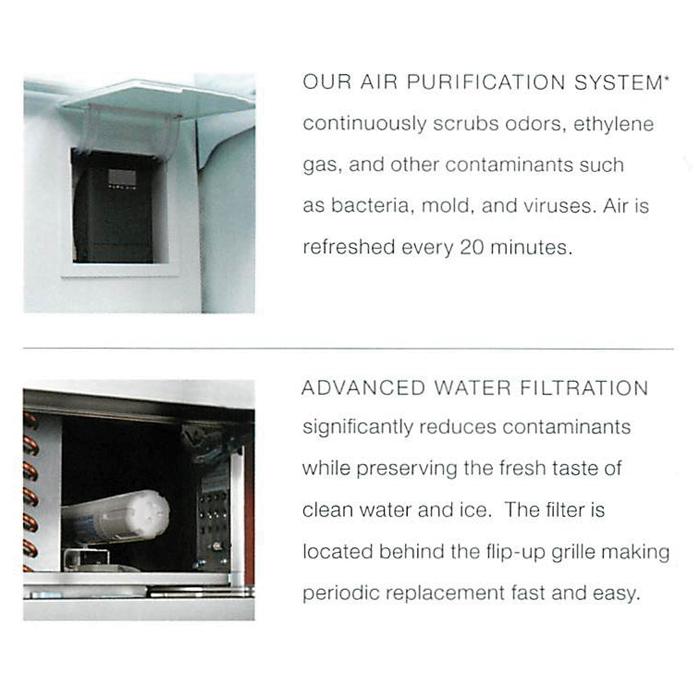 Sub Zero Bi 48sid28 2 Cu Ft Counter Depth Built In Side By