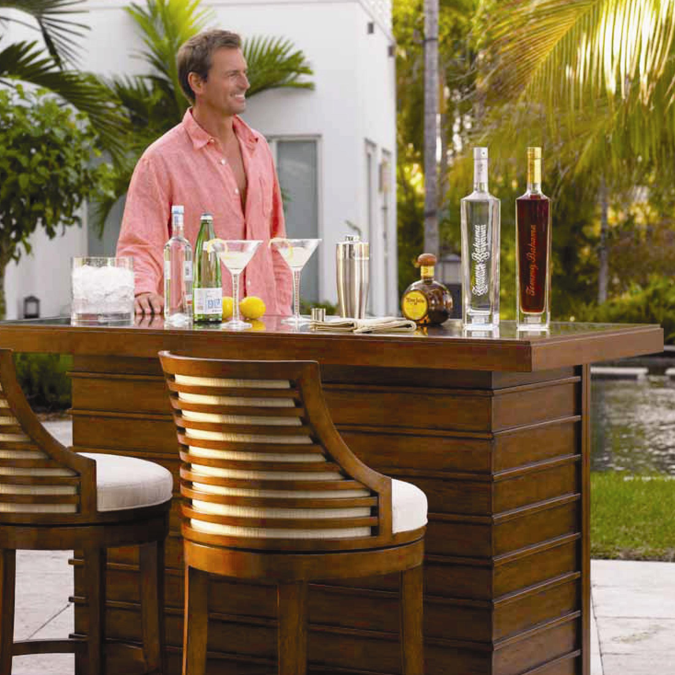 Tommy Bahama Home Ocean Club Peninsula Dining Table C S Wo