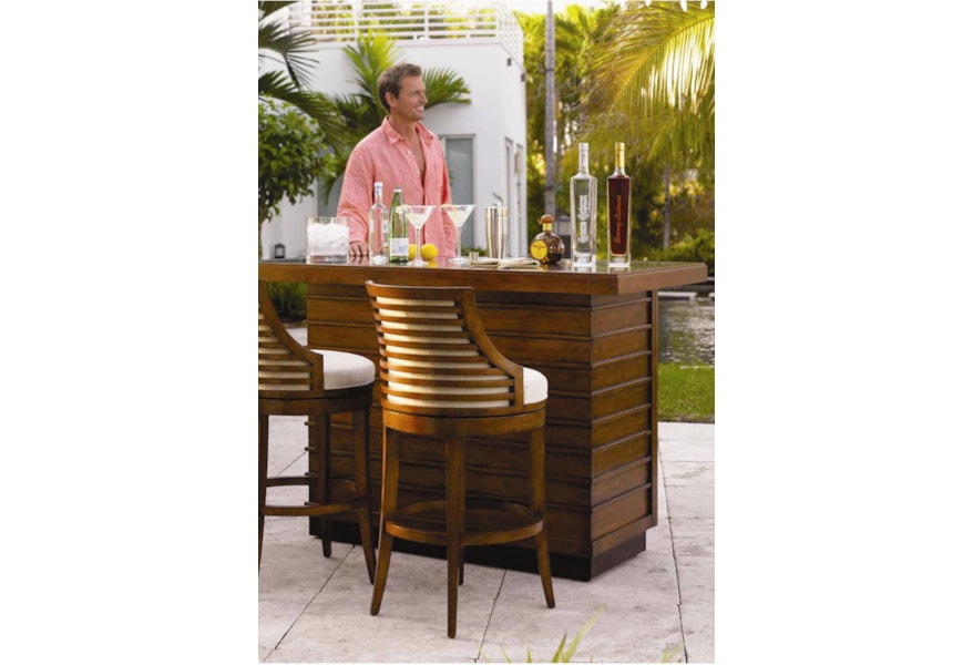 Tommy Bahama Home Ocean Club 1615 33 Exposed Wood St Lucia Sofa Hudson S Furniture Sofas