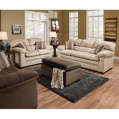 United Furniture Industries 3685 Stationary Living Room Group United Furniture Industries 3685 Stationary Living Room Group