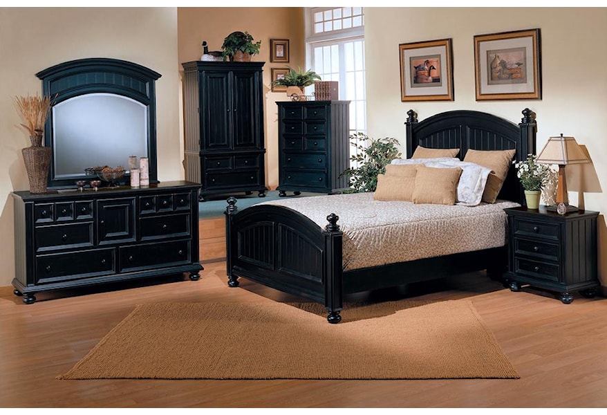 Winners Only Cape Cod Queen Bedroom Group Fashion Furniture