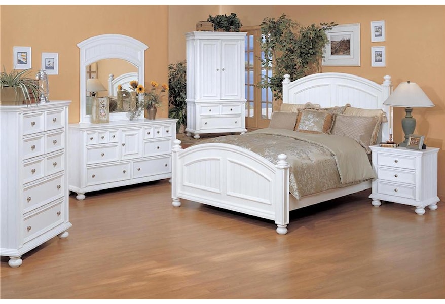 Winners Only Cape Cod King Bedroom Group Dunk Bright Furniture