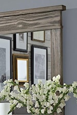 Solid wood mirror frame