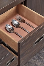 Felt-Lined Drawer to Protect Your Utensils