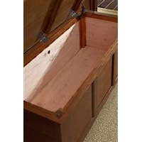 Cedar Lined Storage Bench