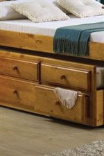 Bed Storage Drawers and Trundle