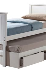 Tall Trundle Bed Provides Extra Storage Cleverly Packed Underneath 